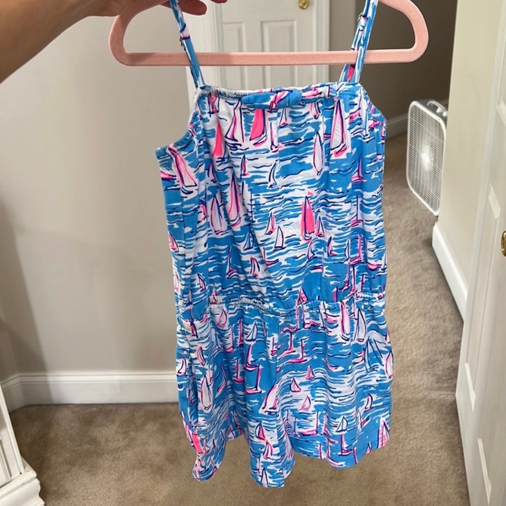 Excellent condition Lilly Pulitzer romper size M girls